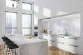 Quartz Carrara Sky 2cm Polished Slab