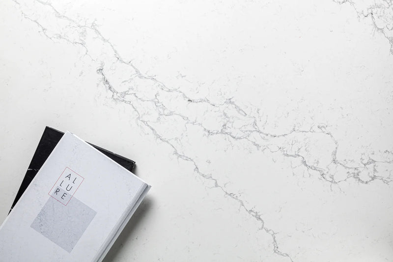 Quartz Carrara Sky 2cm Polished Slab