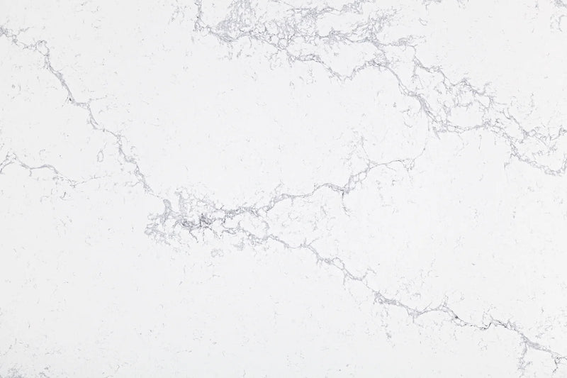 Quartz Carrara Sky 3cm Polished Slab