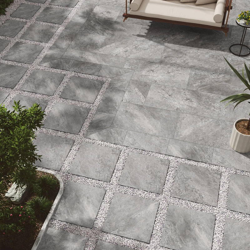 Quarzo Gray 24x48 Matte Porcelain Paver