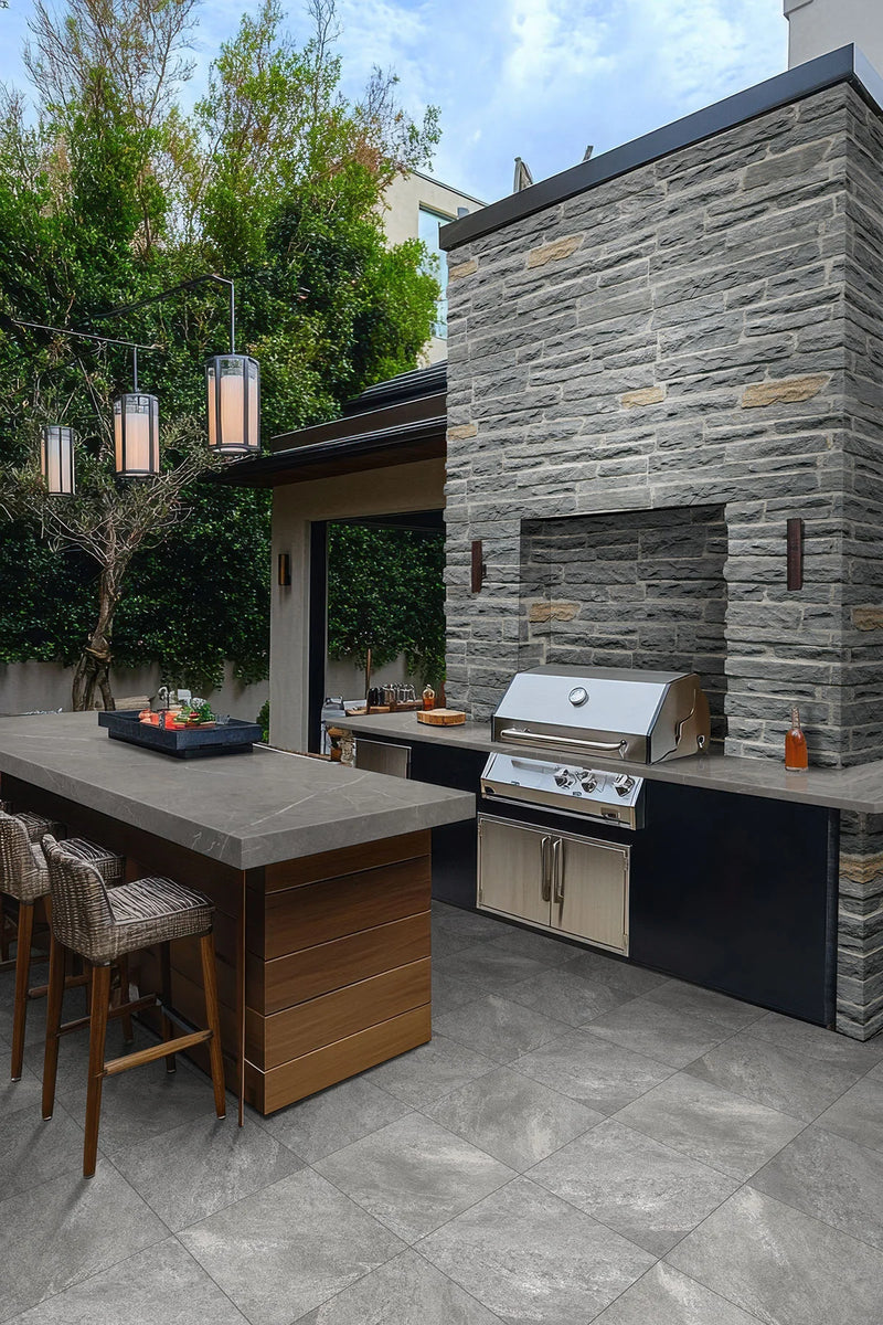 Quarzo Gray 24x48 Matte Porcelain Paver