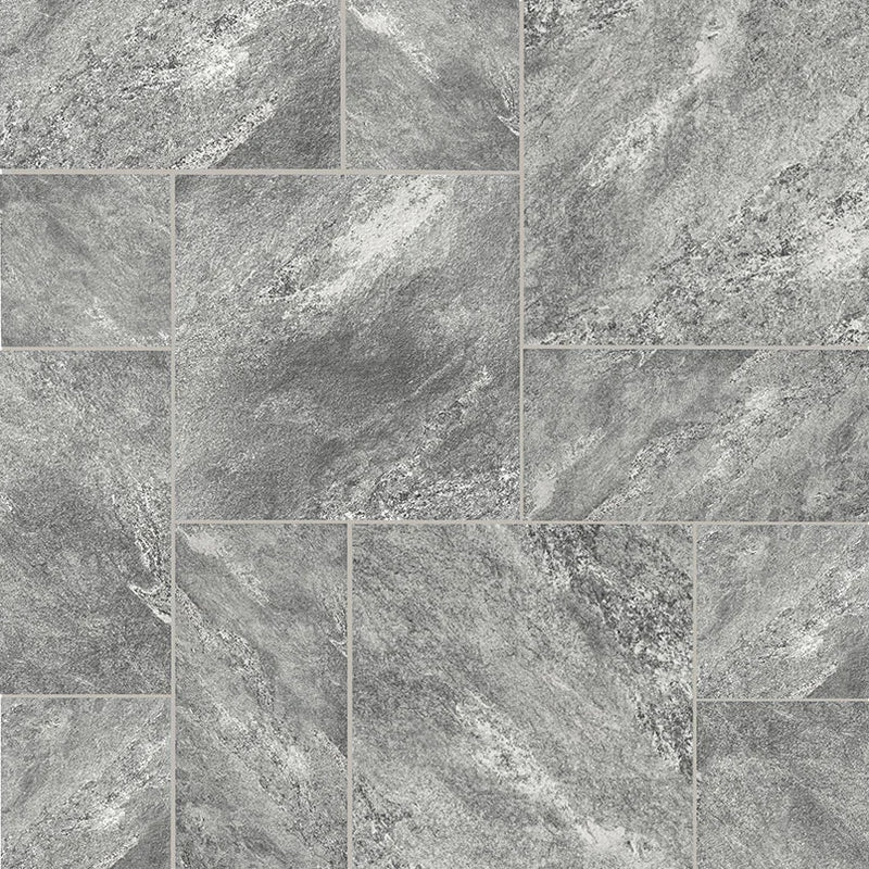 Quarzo Gray Jumbo Pattern Matte Porcelain Paver