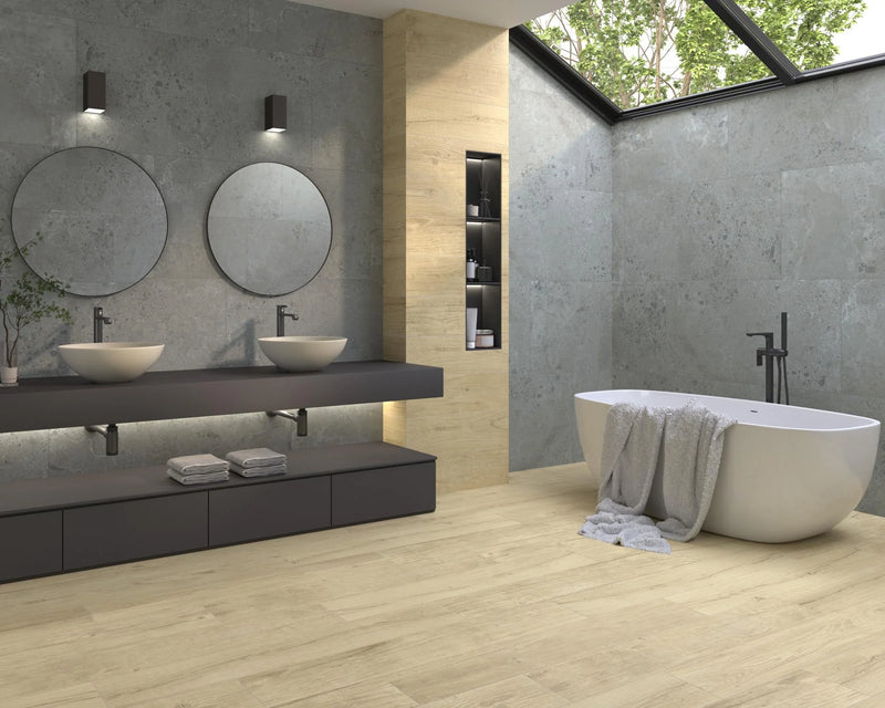 Quercus Naturale 4.3x47.2 Porcelain Baseboard Trim