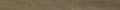 Quercus Noce 4.3x47.2 Porcelain Baseboard Trim