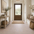 Rainbow Teak 12x12 Gauged Sandstone Tile — Hallway floor