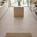 Rainbow Teak 12x12 Gauged Sandstone Tile — Kitchen floor
