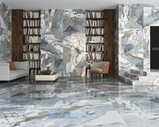 Ravello Azzurro 48x48 Polished Marble Look Porcelain Tile