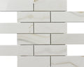 Rockart Calacata Gold Brick 12x12 Natural Stone & Glass Mosaic