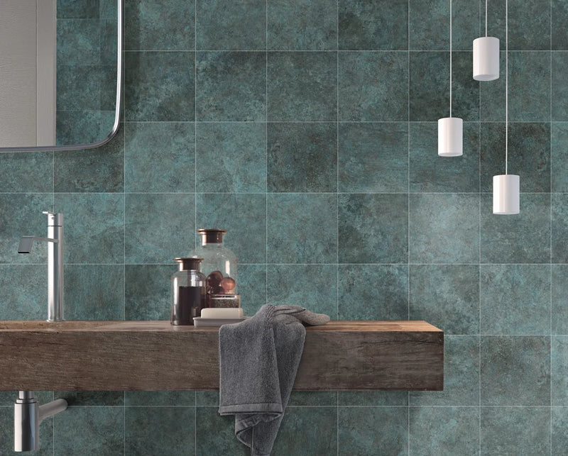 Reef Jade 6x6 Straight Porcelain Waterline Tile