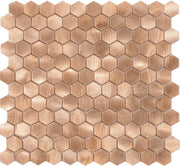 Reflections Gunmetal 11.42x12.01 Glass Mosaic