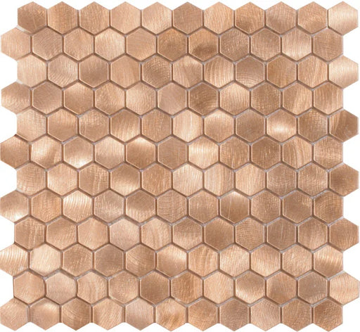 Reflections Gunmetal 11.42x12.01 Glass Mosaic