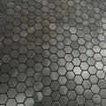 Reflections Gunmetal 11.42x12.01 Glass Mosaic