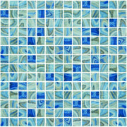 Reflections Tourmaline 1x1 Glass Mosaic Tile