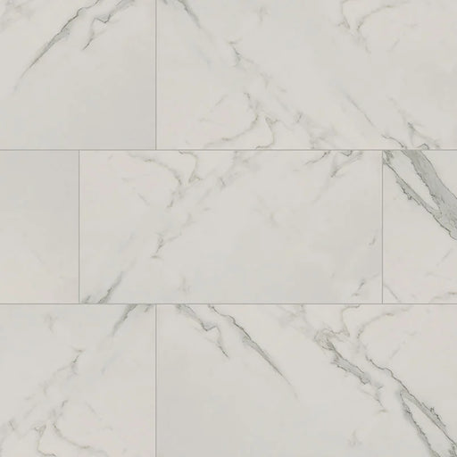 Regallo Calacatta Isla 12x24 Matte Porcelain Marble Look Floor Tile