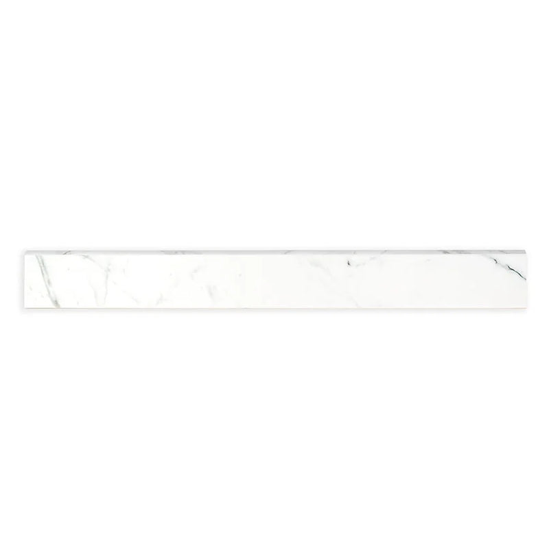 Regallo Calacatta Isla 3x24 Bullnose Matte Porcelain Marble Look Trim