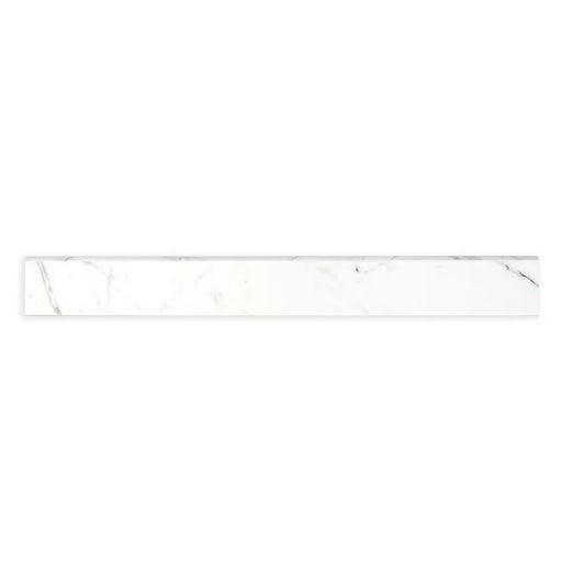 Regallo Calacatta Isla 3x24 Bullnose Matte Porcelain Marble Look Trim