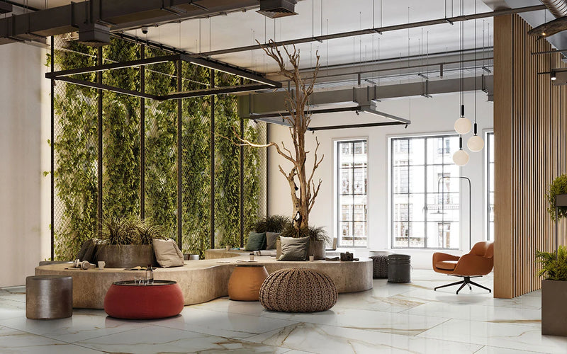 Regallo Calacatta Marbella 24x48 Matte Porcelain Marble Look Floor Tile