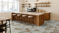Regallo Calacatta Marbella 12x24 Matte Porcelain Marble Look Floor Tile