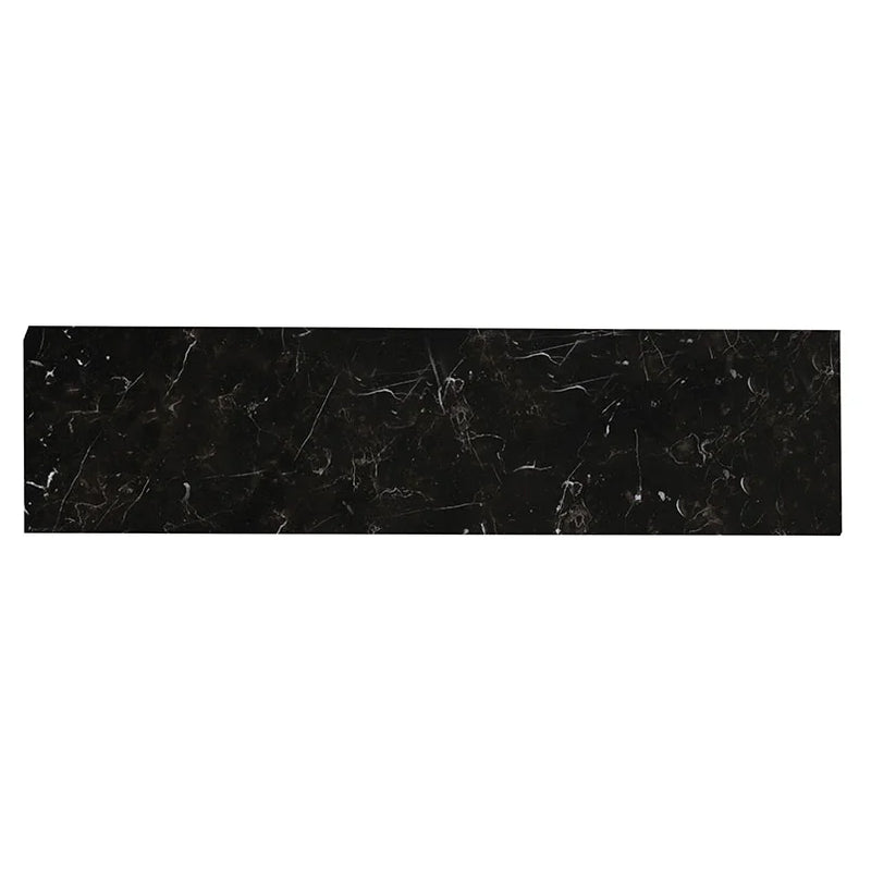 Regallo Marquina Noir 3x24 Bullnose Matte Porcelain Tile Trim