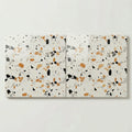 Regium 24x24 Polished Stone Agglomerate Marble Tile close-up