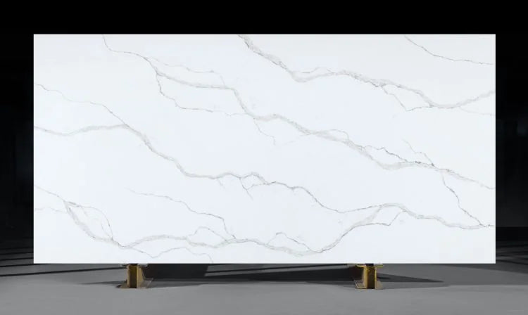 Regular Calacatta Luxe 127x64 Marble Look Quartz Slab