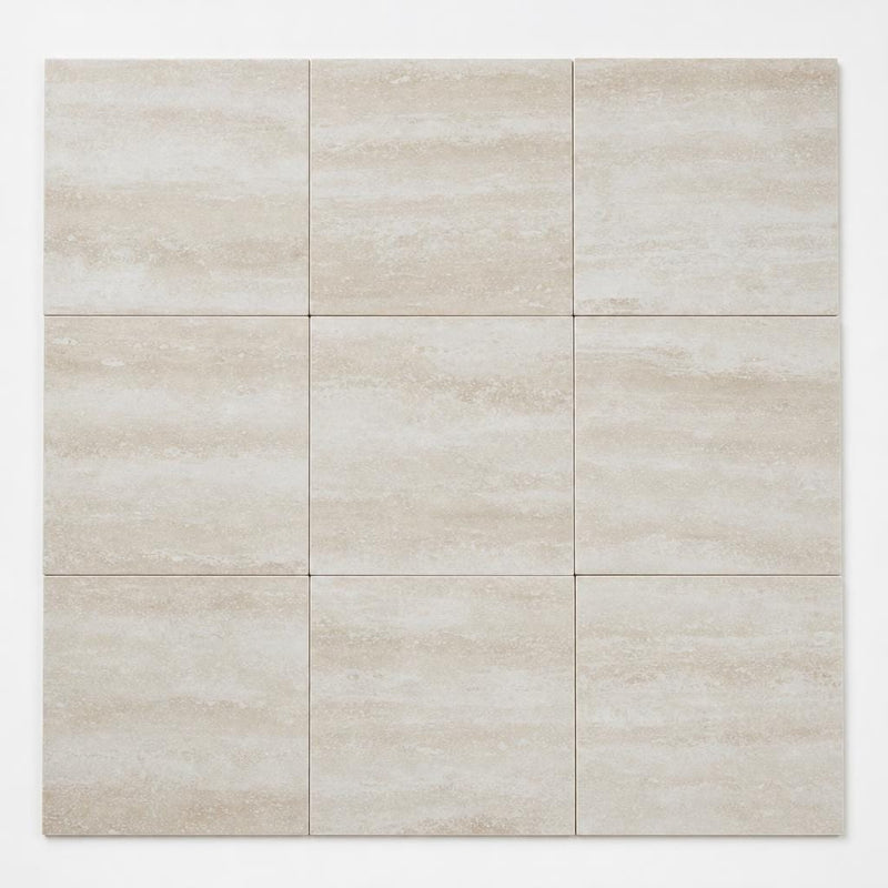 Regular Cut Travertine Classico 12x12 Polished Filled Tile close-up