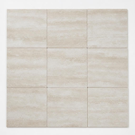 Regular Cut Travertine Classico 12x12 Polished Filled Tile close-up