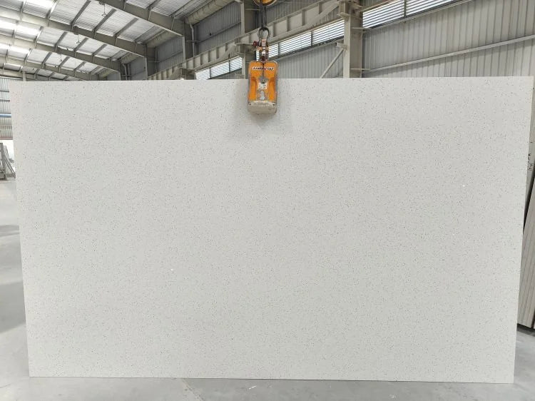 Regular Sparkle White 138x79 Quartz Slab
