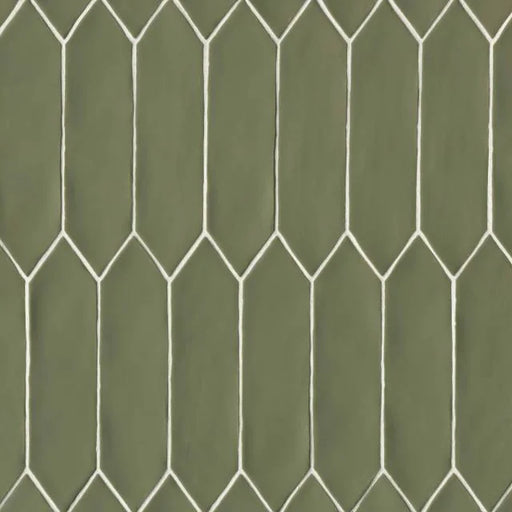 Reine Castle Moss Green 3x12 Picket Ceramic Tile