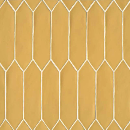 Reine Golden 12x3 Matte Ceramic Picket Tile
