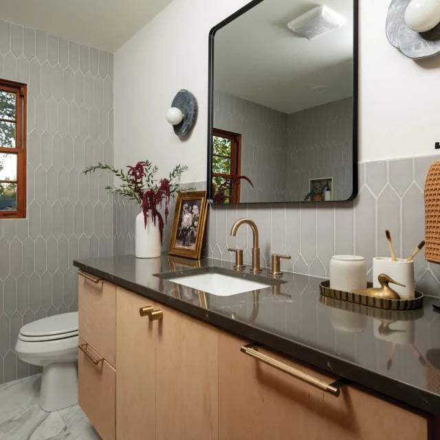 Reine Grey 12x3 Picket Matte Ceramic Tile