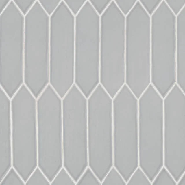 Reine Grey 12x3 Picket Matte Ceramic Tile