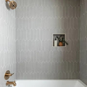 Reine Grey 12x3 Picket Matte Ceramic Tile