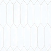 Reine White 12x3 Picket Gloss Ceramic Tile