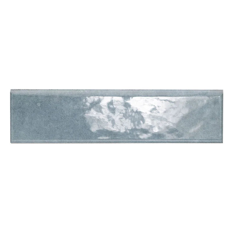 Renzo Denim 3x12 Bullnose Glossy Ceramic Tile Trim