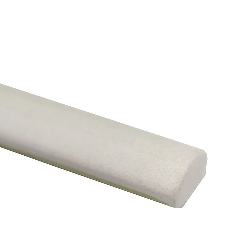 Renzo Dove 0.6x12 Quarter Round Glossy Ceramic Tile Trim