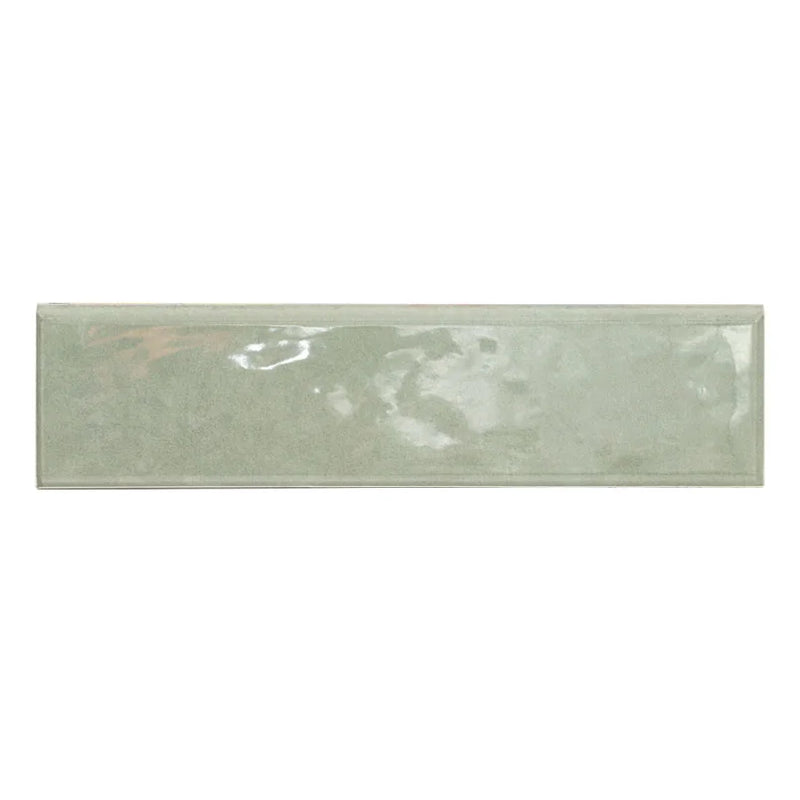 Renzo Jade 3x12 Bullnose Glossy Ceramic Trim