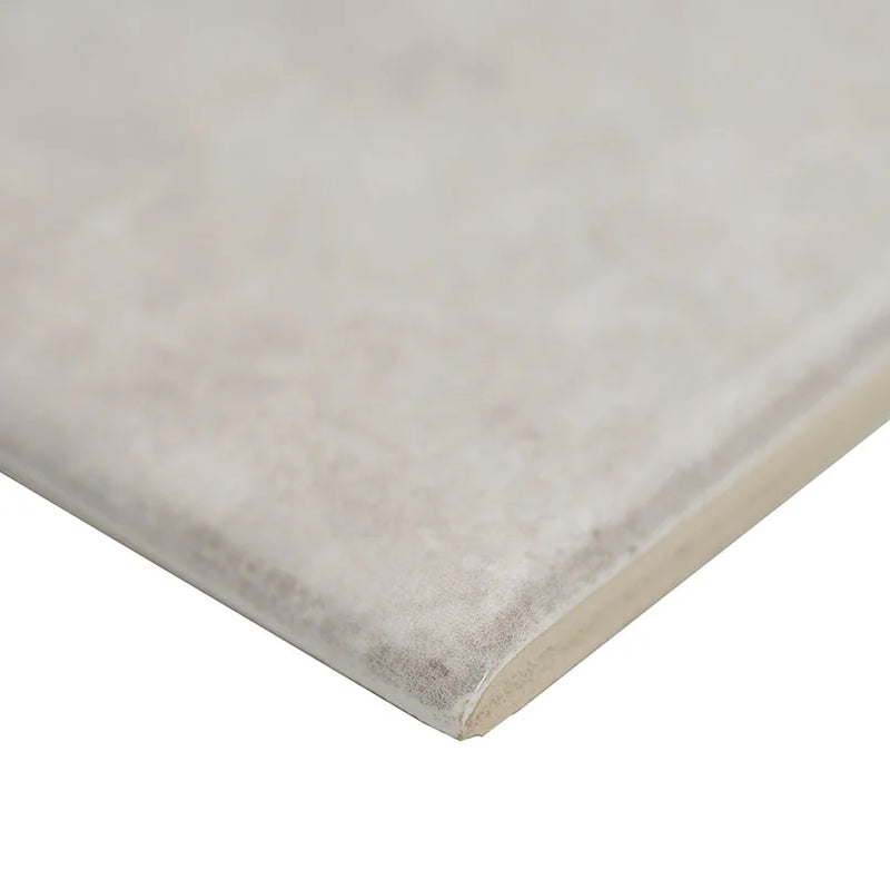 Renzo Sterling 3x12 Bullnose Glossy Ceramic Trim