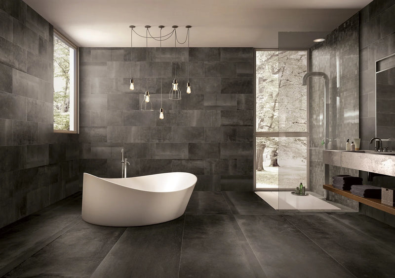 Reside Black USA 24x48 Anti-Slip Porcelain Tile
