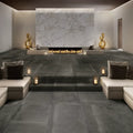 Reside Black USA 3x12 Surface Bullnose Porcelain Trim