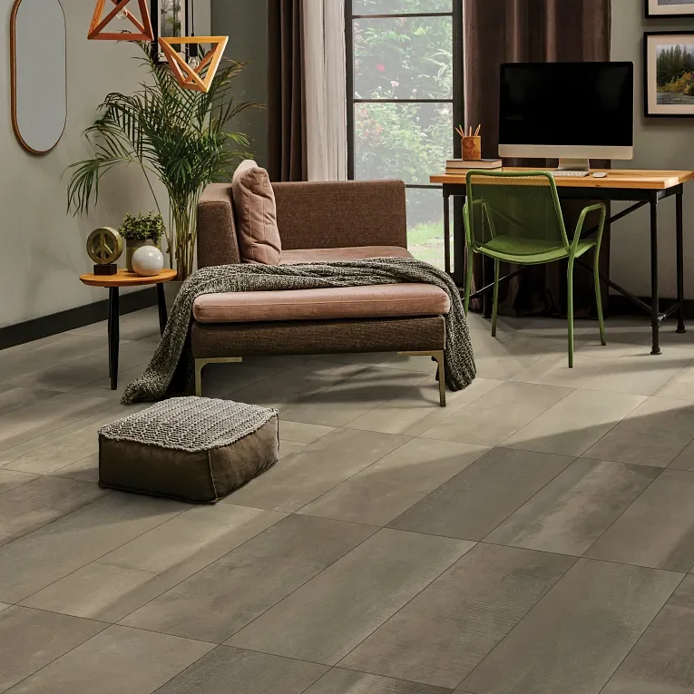Reside Brown USA 3x12 Surface Bullnose Porcelain Trim