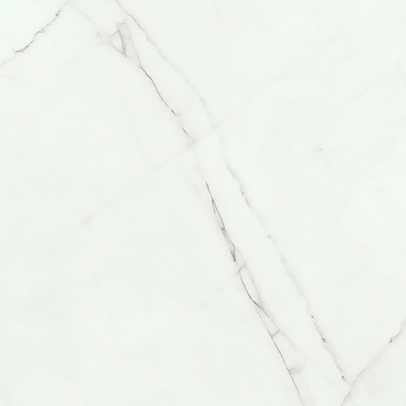 Revera Bianca Fina 126x63 2cm polished quartz slab with a soft white surface and delicate diagonal gray veining.