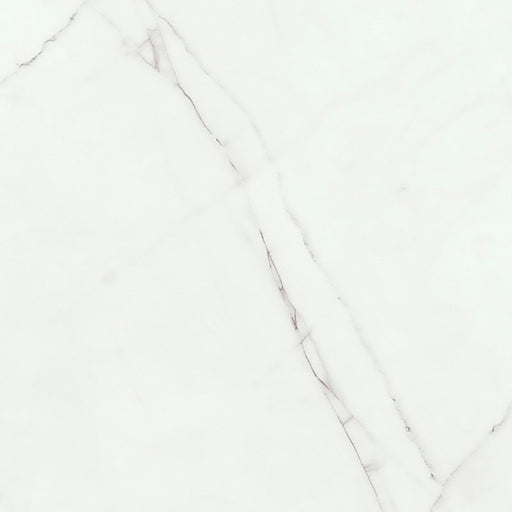 Revera Bianca Fina 126x63 2cm polished quartz slab with a soft white surface and delicate diagonal gray veining.
