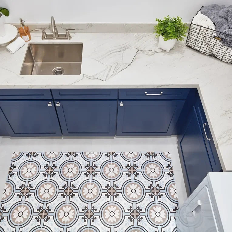 Reverie Blanc 8x8 Porcelain Tile