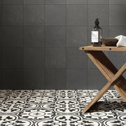 Reverie Noir 8x8 Porcelain Tile
