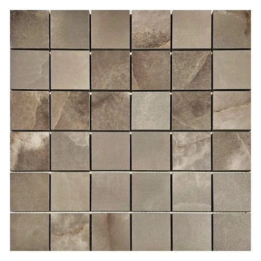 Reves Choco 2x2 Matte Porcelain Mosaic