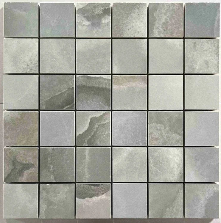 Reves Jade 2x2 Matte Porcelain Mosaic