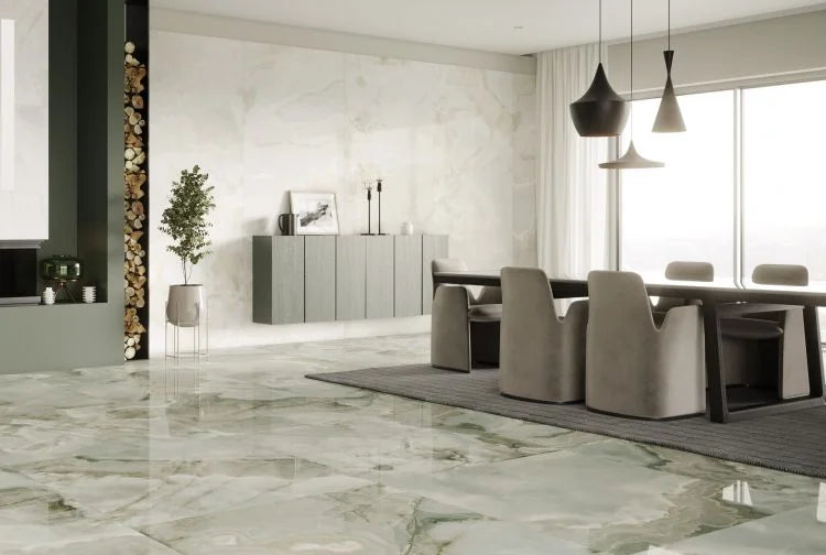 Reves Jade 24x48 Glossy Porcelain Tile