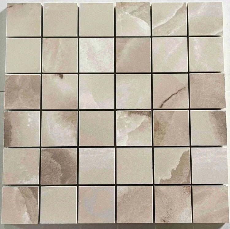 Reves Rose 2x2 Matte Porcelain Mosaic