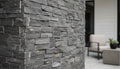Close-up of Black Rock Rock Face 8 x 18 Mesh Back Ledger Panel, in Black tones.